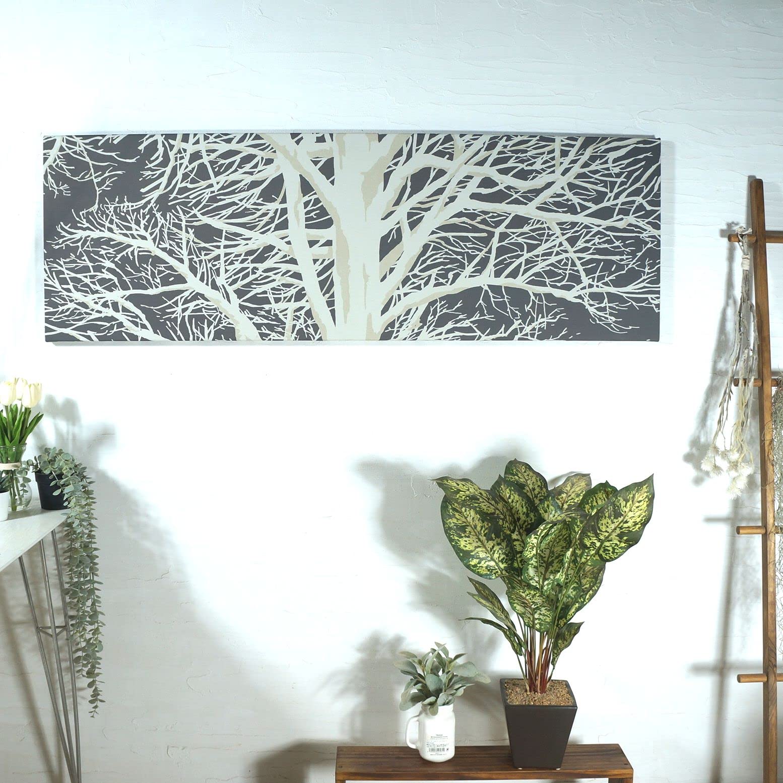 Amazon.co.jp: アートパネル ファブリック 北欧 玄関 Tifanny 120×40cm