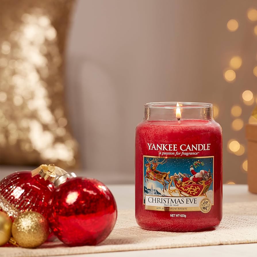 Amazon.co.jp: Yankee Candle クリスマスイブの香り付きプレミアム
