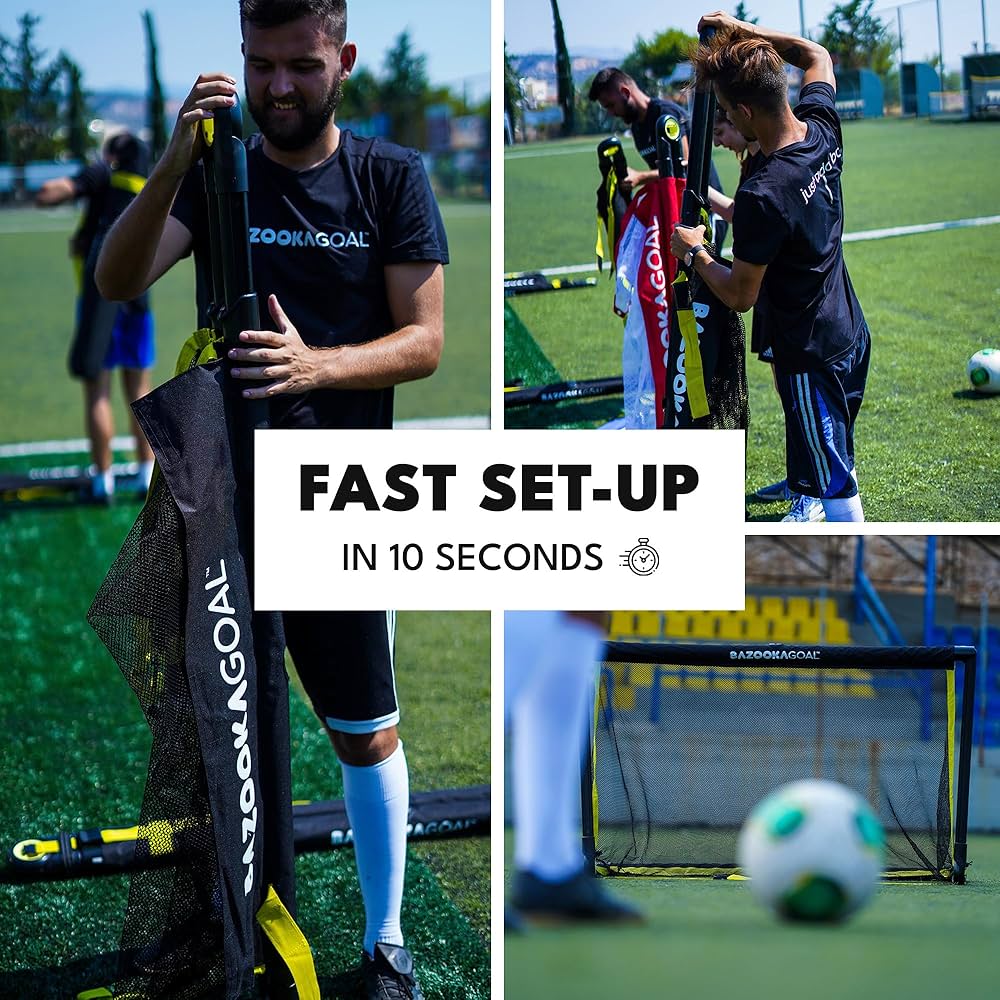 Amazon | BazookaGoalオリジナルソリッドフレームポップアップゴール