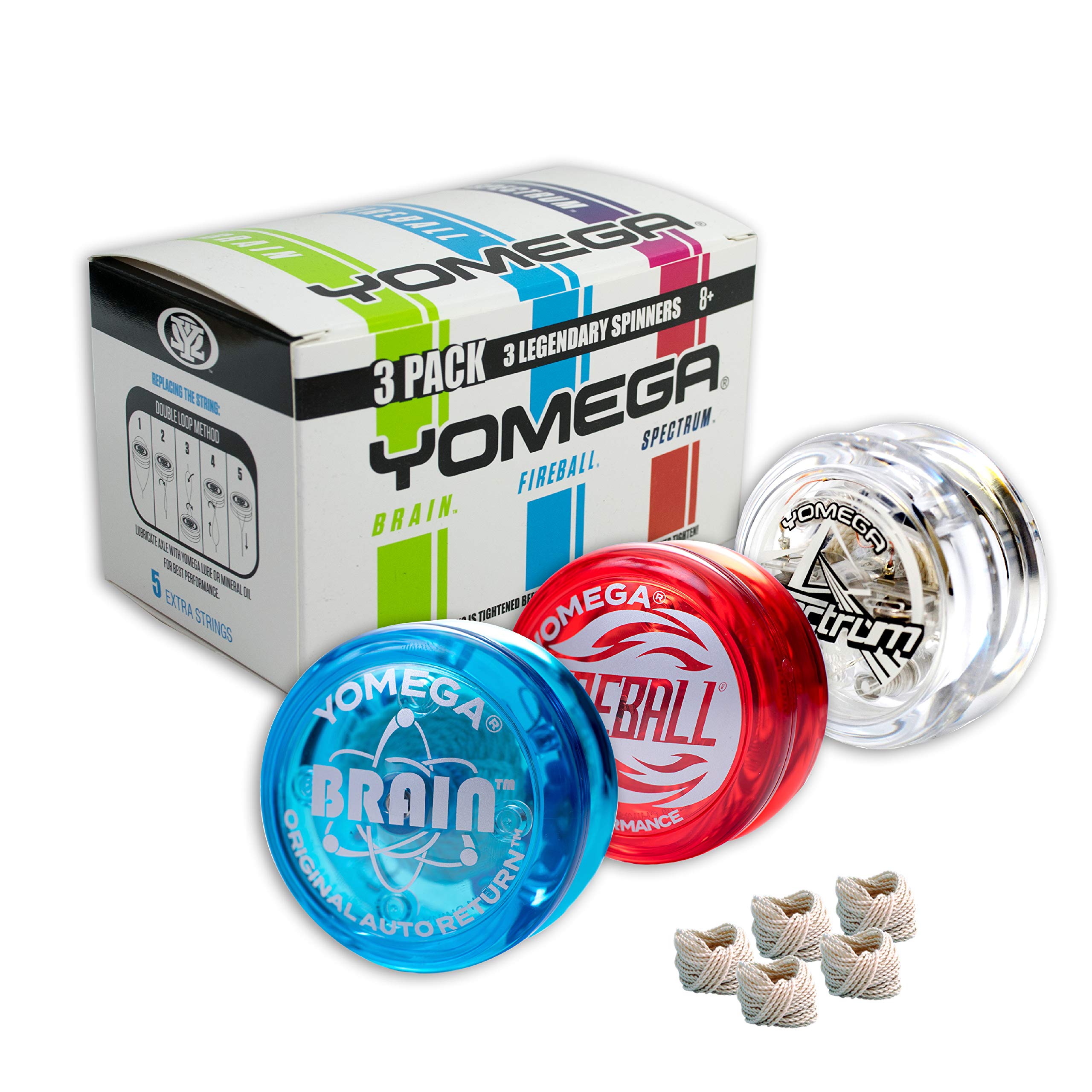 Amazon.com: Yomega 3 Legendary Spinners The Original Yoyo with A