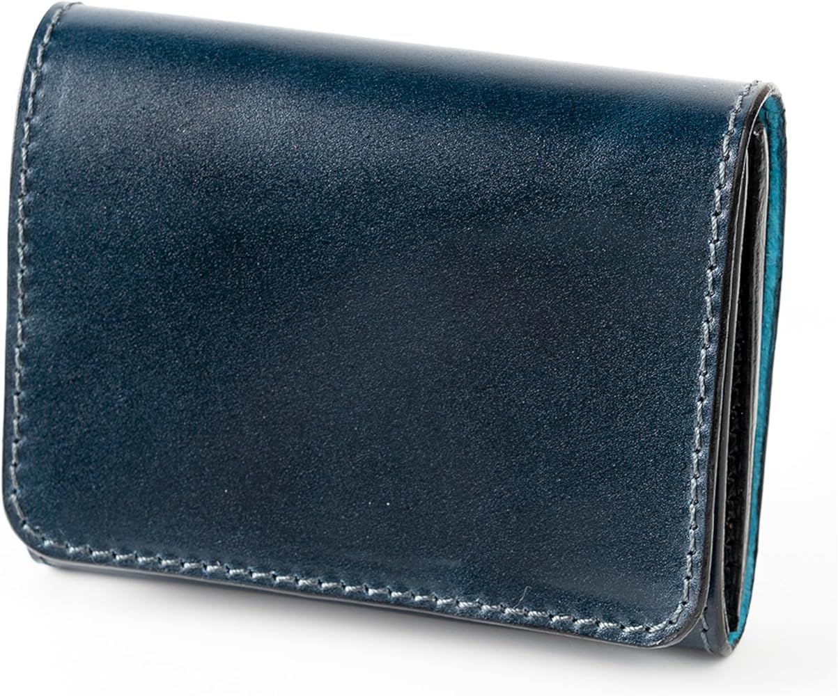 Amazon | [レザーヴェニュー]コードバン 財布 新喜皮革 二つ折り財布