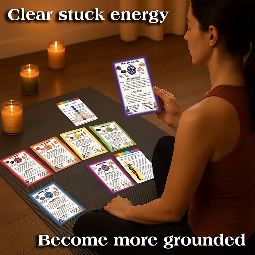 Amazon.co.jp: チャクラカード7枚 - チャクラヒーリングキット