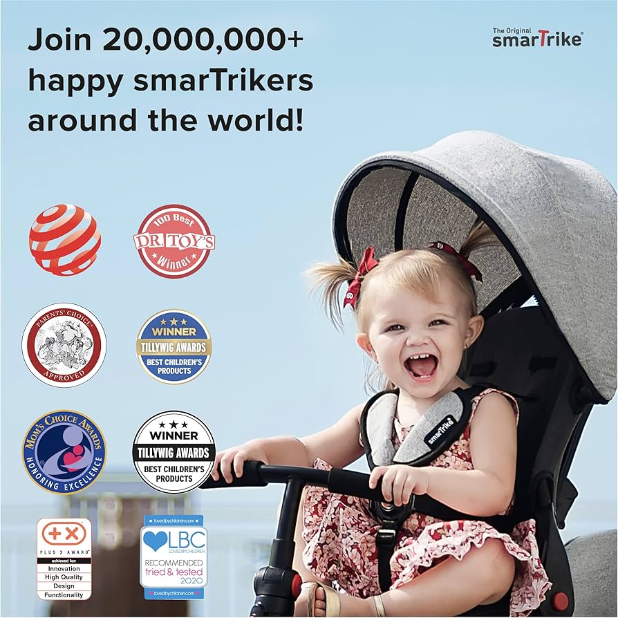 Amazon.co.jp: スマートトライク STR3 三輪車 折りたたみ 1歳から