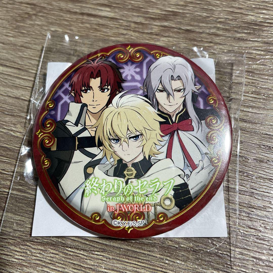 終わりのセラフ 百夜ミカエラ 缶バッジ ジャンプフェスタ 終わりの