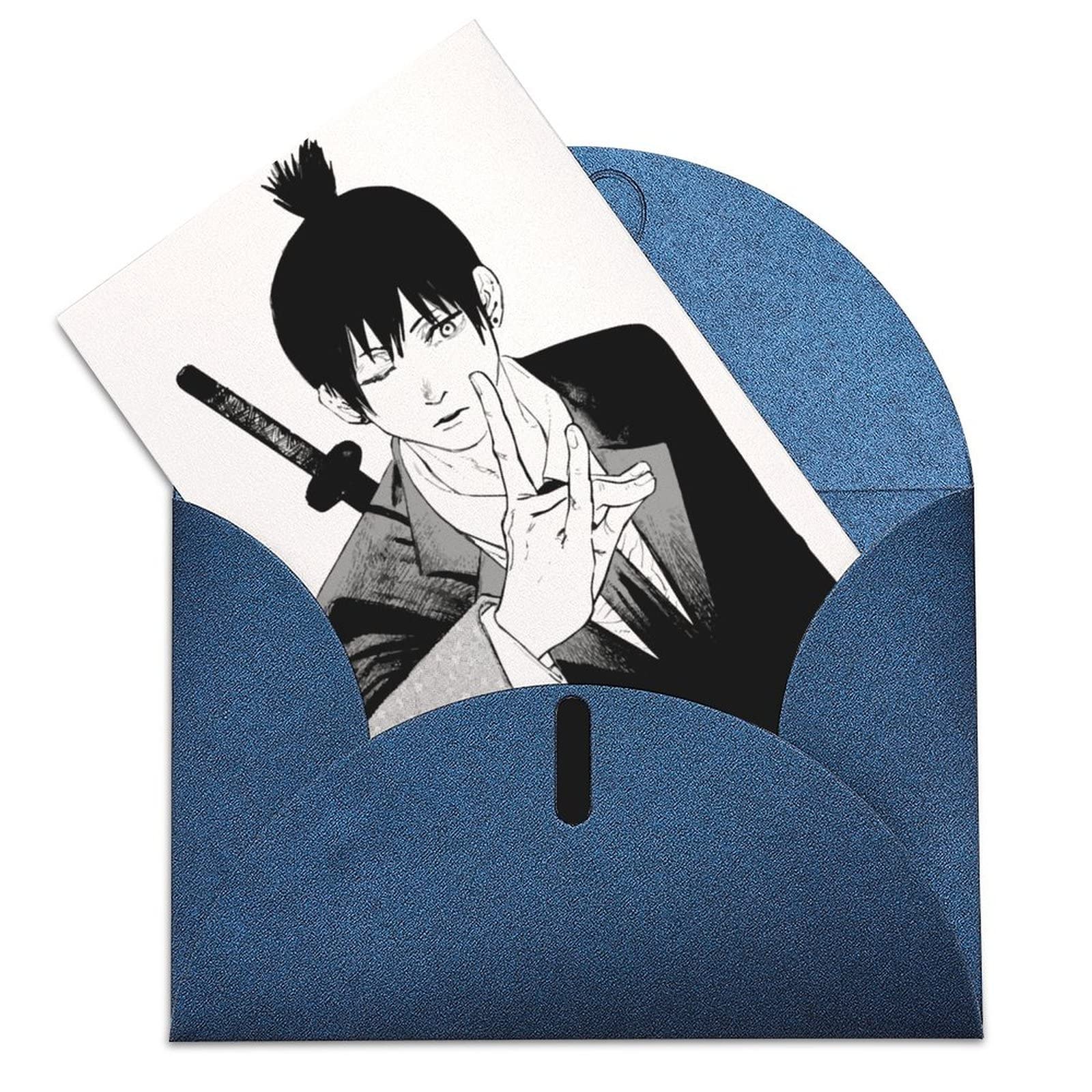 Amazon | チェンソーマン 早川 アキ (2) カード アニメ 両面印刷 感謝