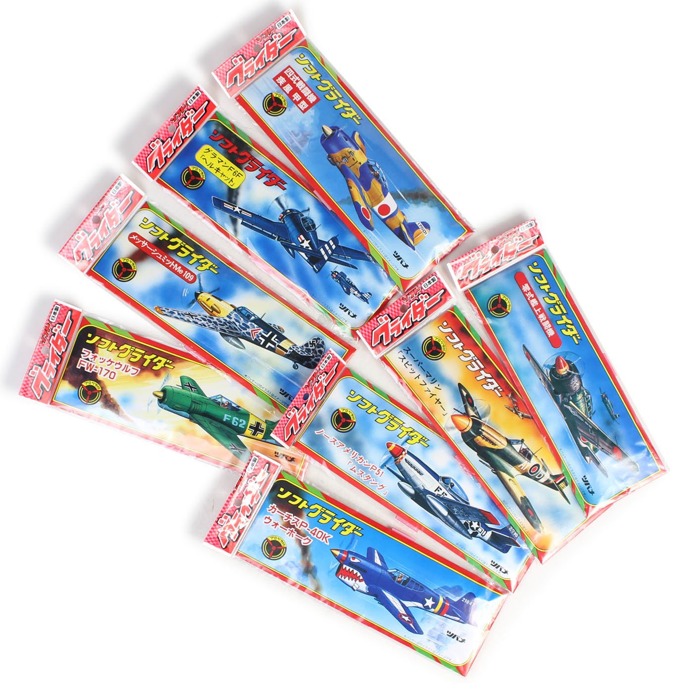 Amazon.co.jp: ツバメ玩具製作所 ソフトグライダー アソートセット 8種