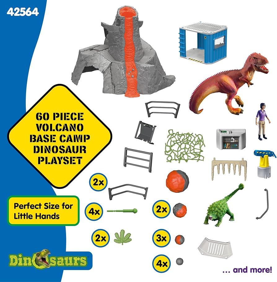 Amazon.co.jp: シュライヒ 恐竜 火山大爆発! ダイノアドベンチャー