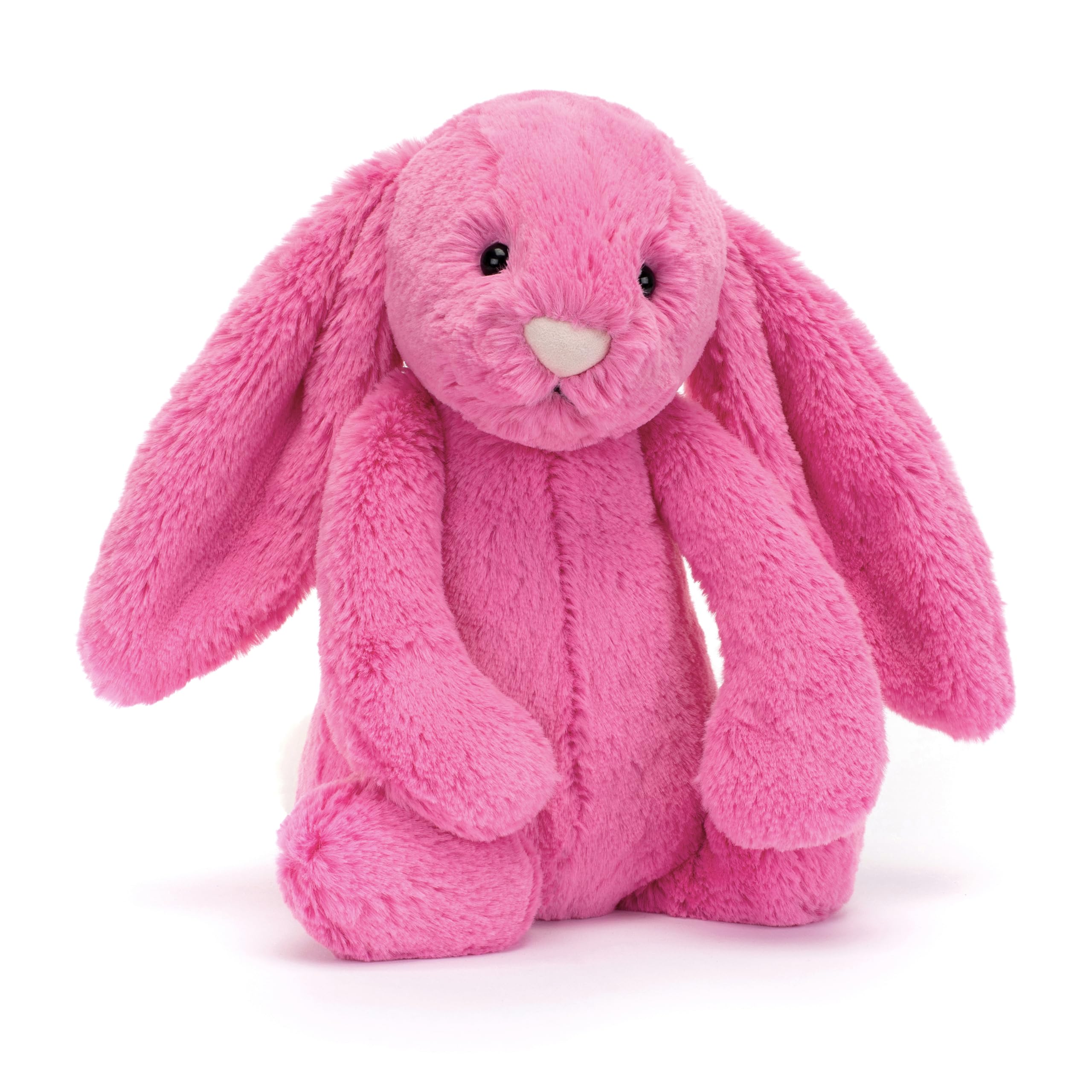 Amazon.co.jp: Jellycat Bashful ホットピンクバニーぬいぐるみ M