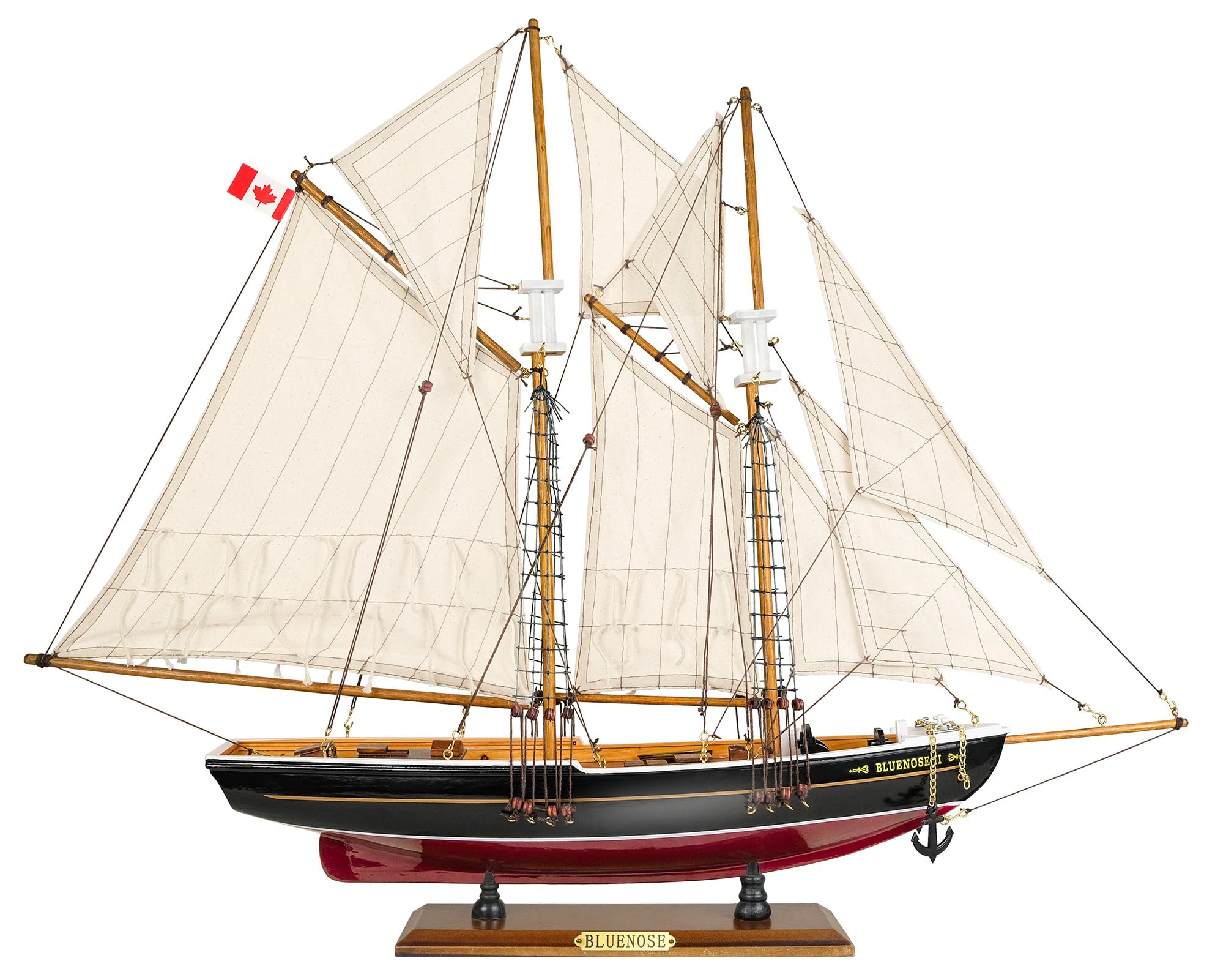 Amazon | SAILINGSTORY 木製ヨットモデル 船ブルーノーズ 1/85スケール