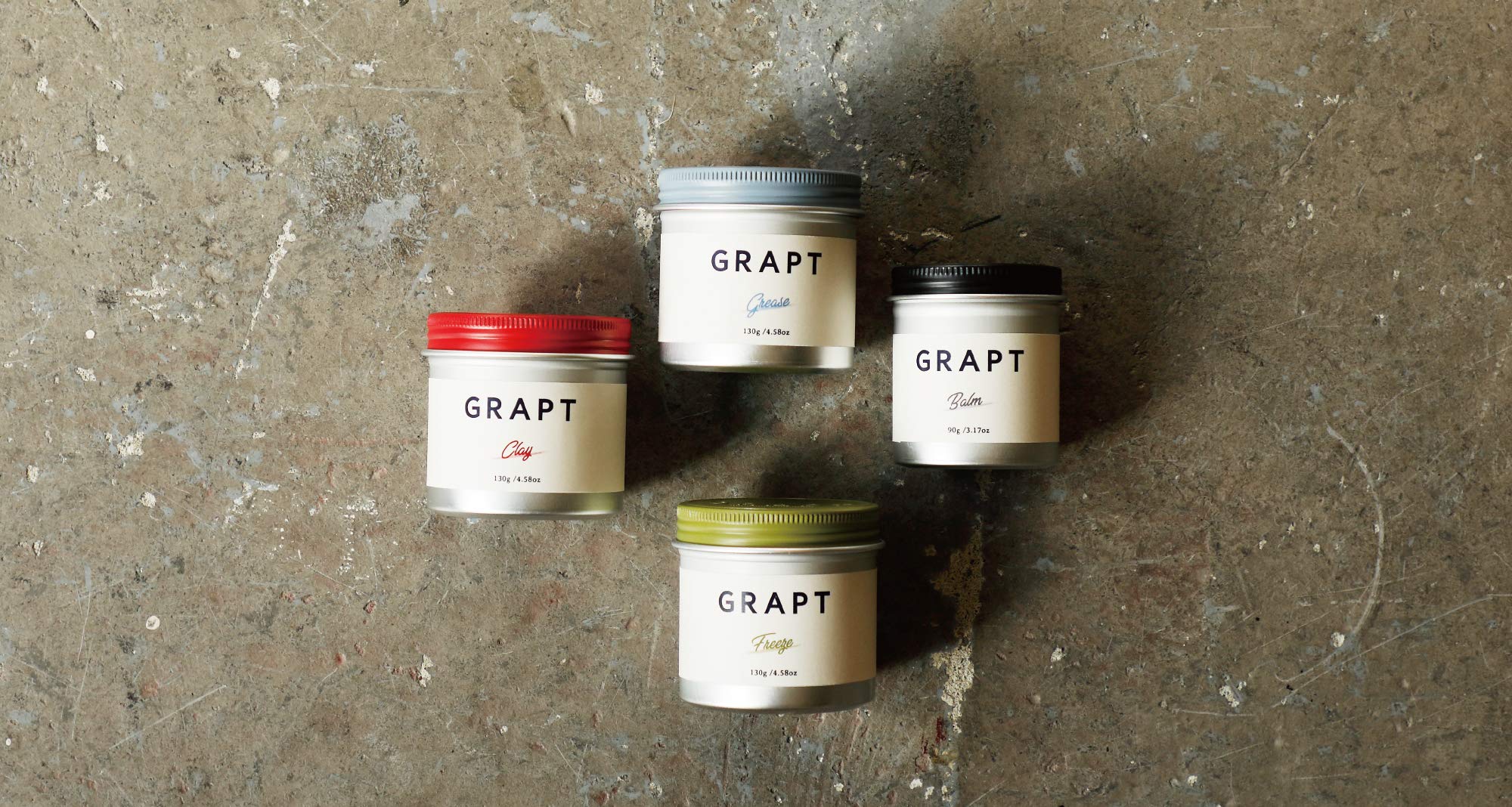 Amazon | GRAPT(グラプト) クレイハードヘアワックス本体 130グラム (x