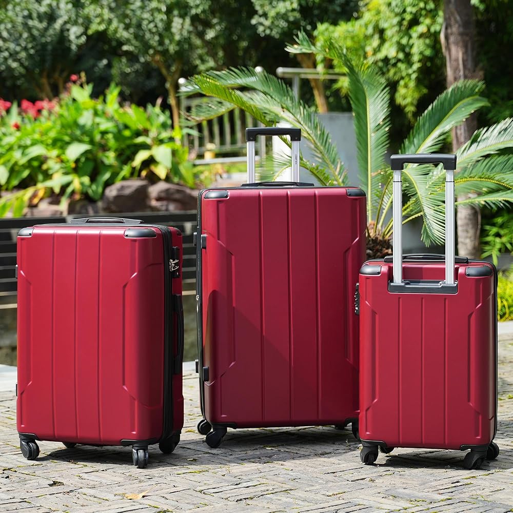Amazon.com | Merax Luggage Set 3 Piece Expandable Lightweight