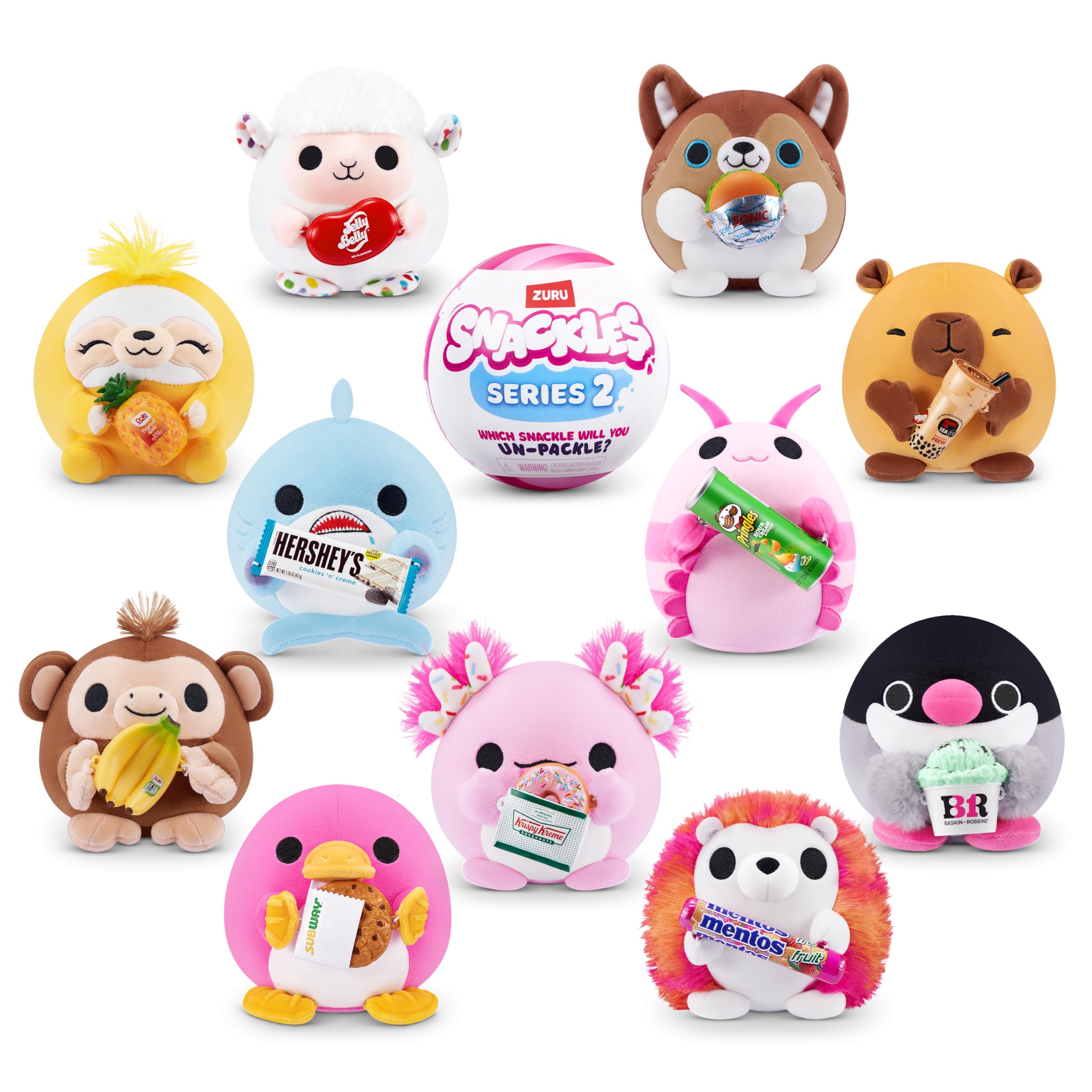 Amazon.co.jp: ZURU スナックシリーズ 2 5インチ スナックル Cuddly