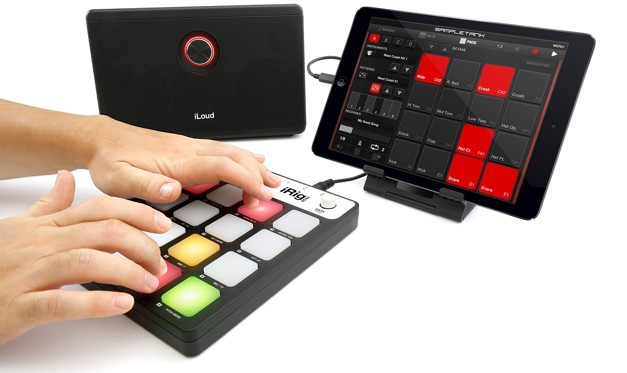 Amazon | IK Multimedia iRig Pads MIDIグルーブ ・コントローラー