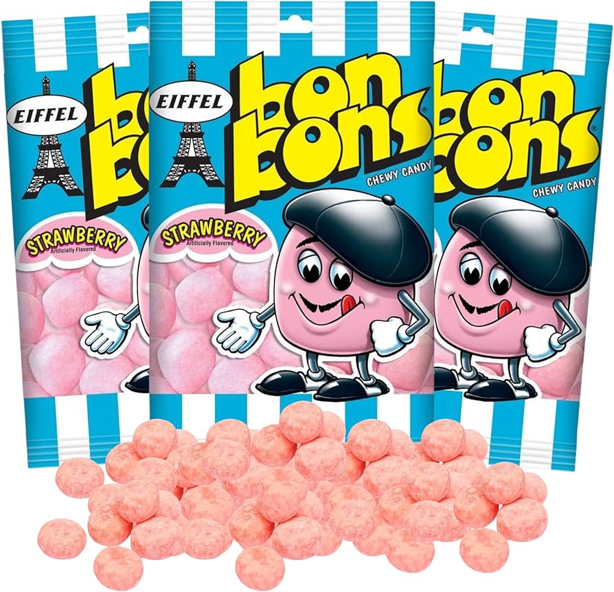 Amazon.com : Needzo Strawberry Chewy Candy Bon Bons, Bite Size