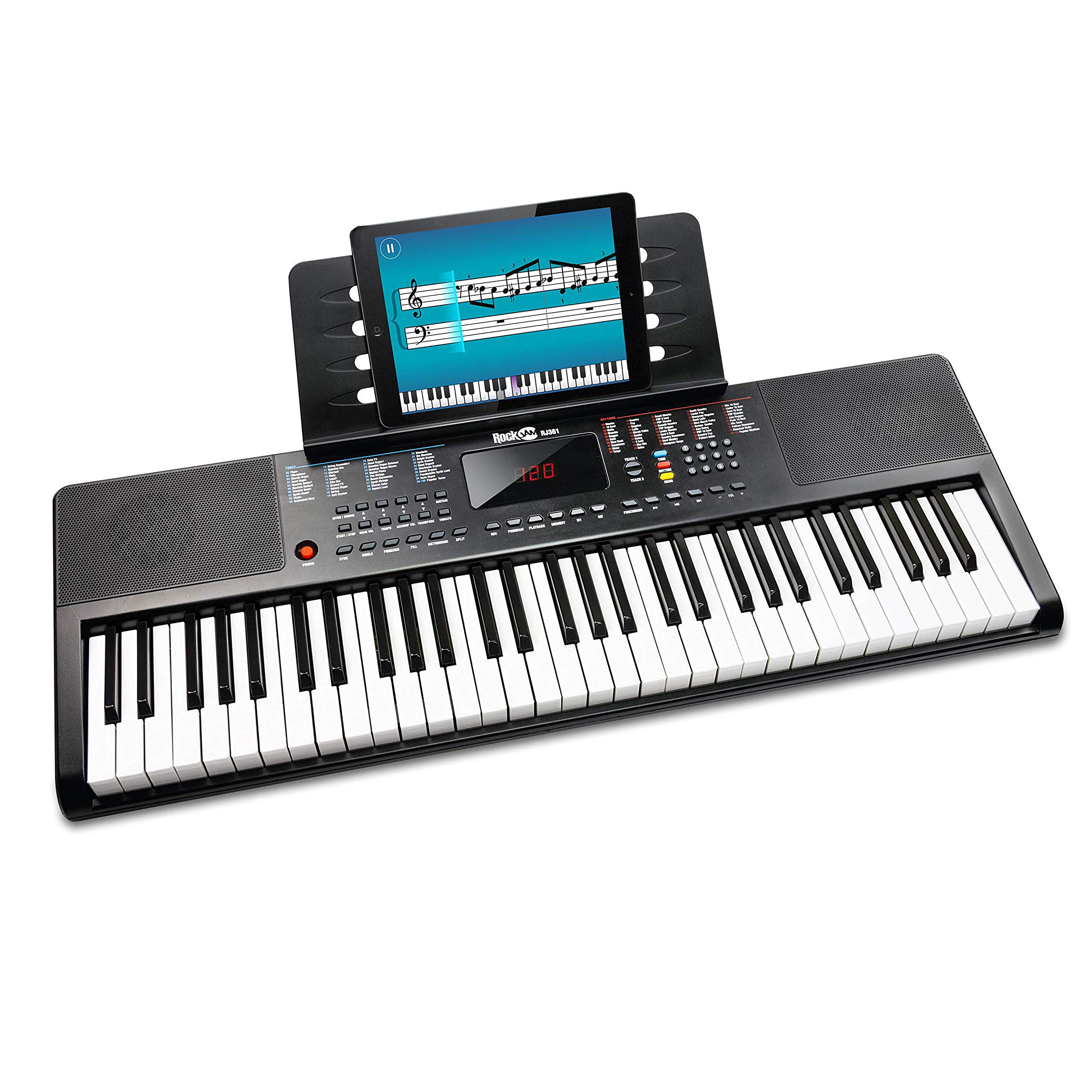 Amazon.com: RockJam 61-Key Compact Keyboard Piano with LED Display