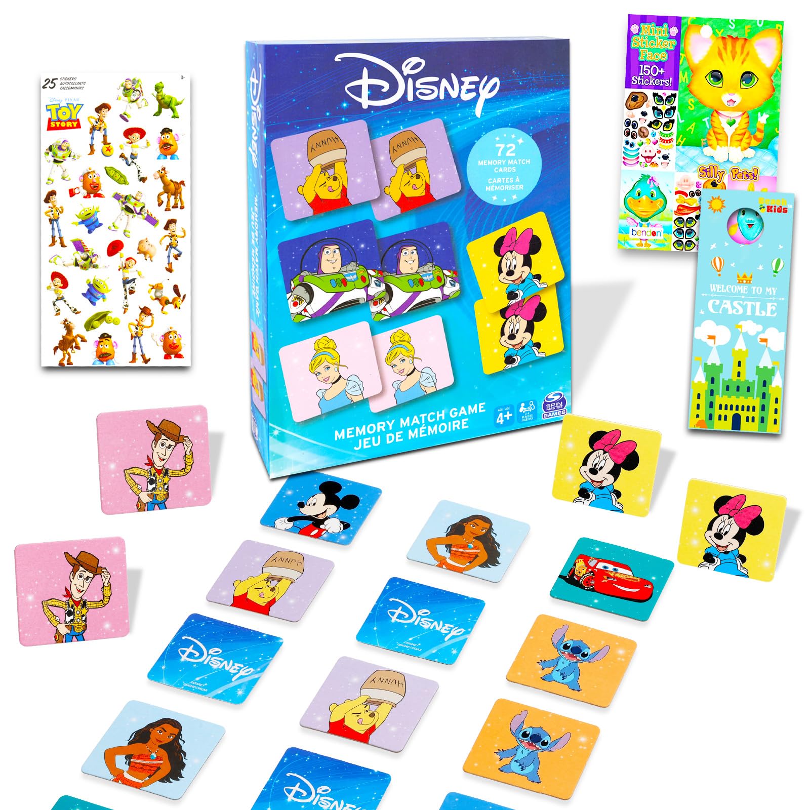 Amazon.com: Disney Memory Matching Game Set - Bundle with Disney