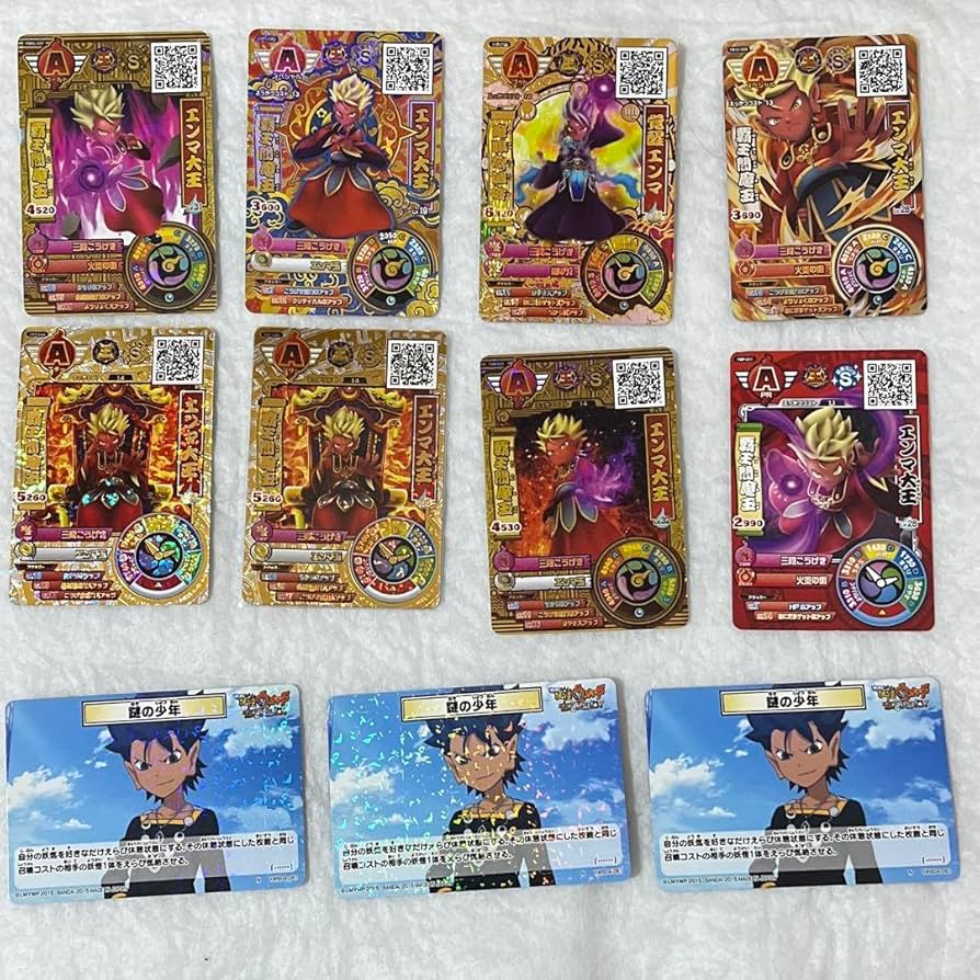 Amazon.co.jp: 妖怪ウォッチ エンマ大王 覚醒エンマ とりつきカード 鉄