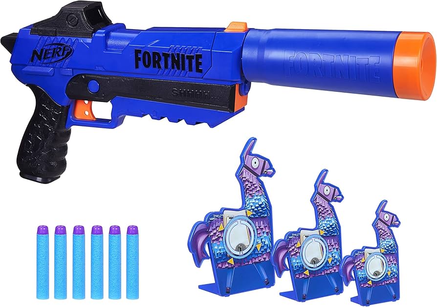 Nerf Fortnite Sp-R and Llama Targets - Includes Sp-R Blaster, 3