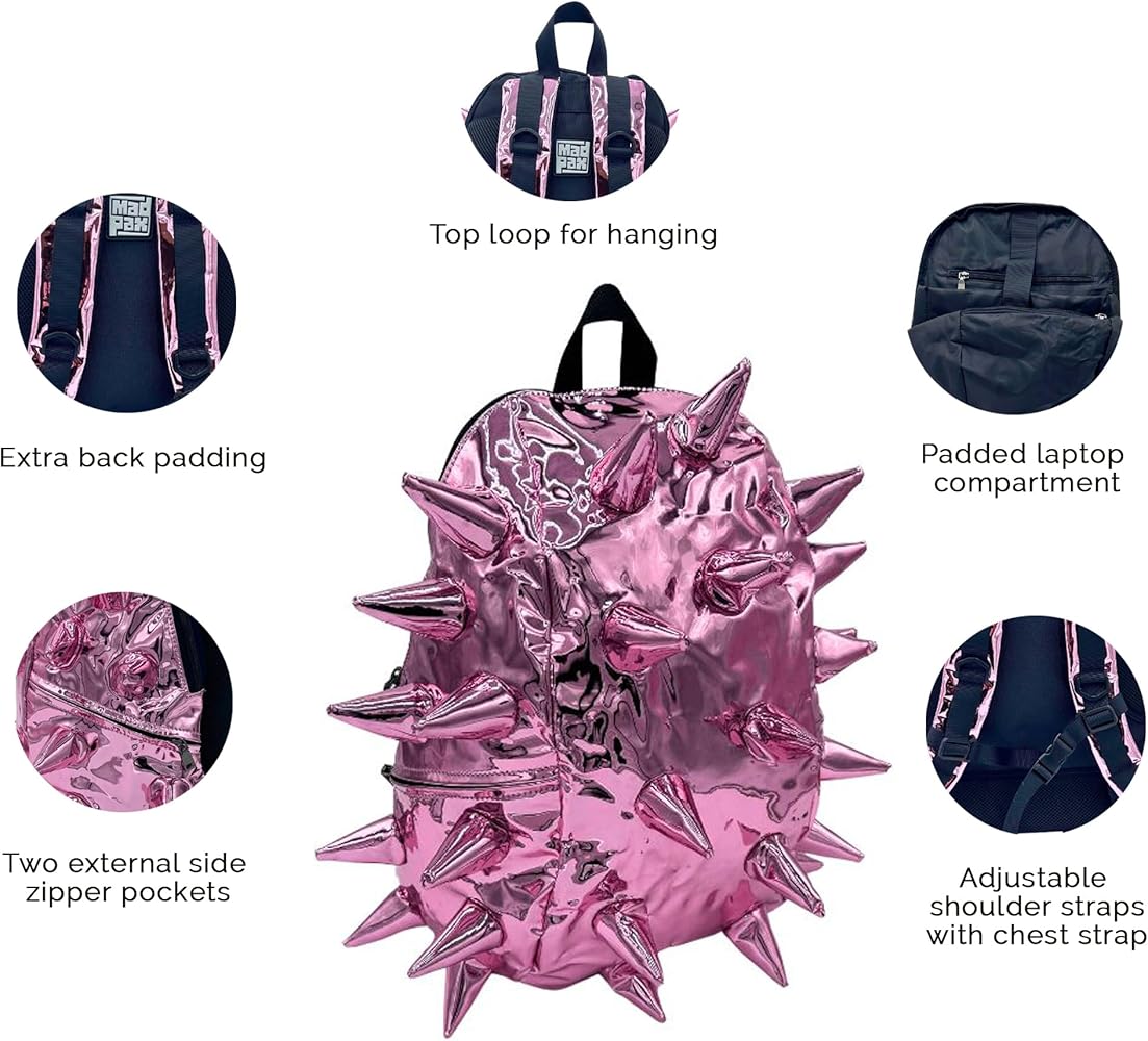 Amazon.com | Madpax Spike Mirror Mirror Metallic Pink Premium 15