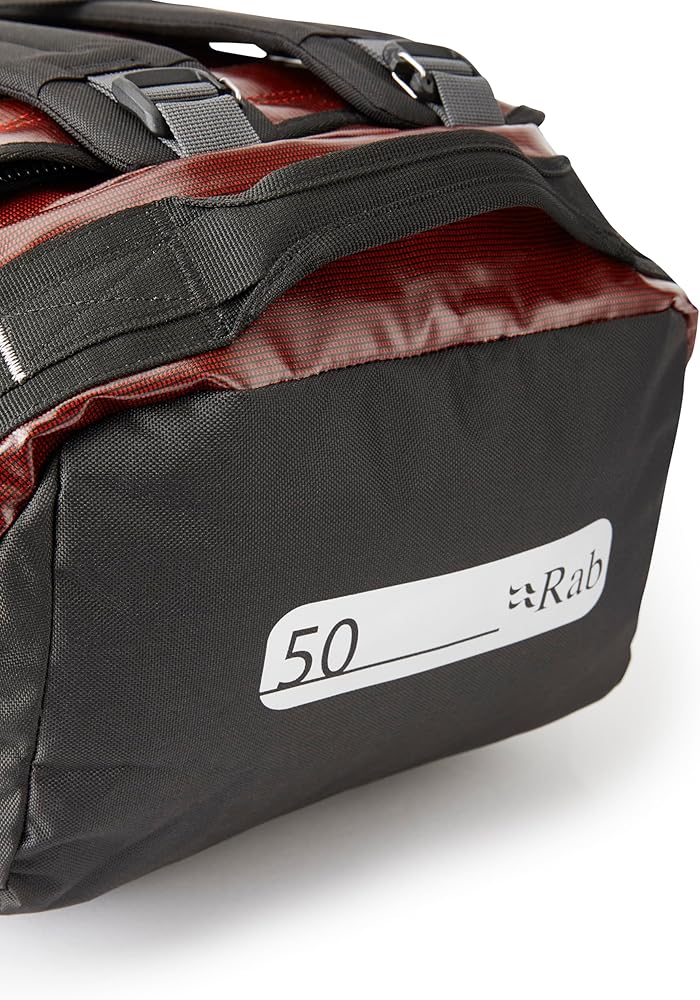 Amazon | Rab、Expedition Kitbag II 50L。, 赤い粘土, 50-Liter | Rab