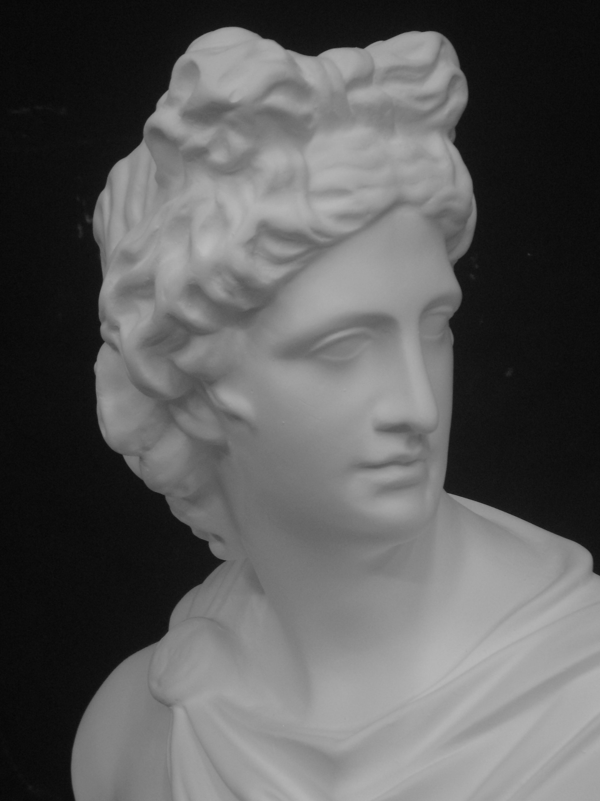 Amazon.co.jp: 石膏像 A－349 アポロ胸像（中） H．35．5cm