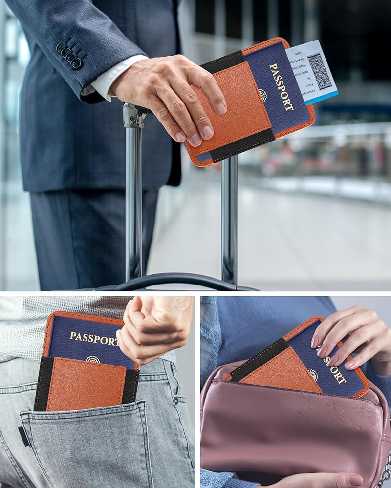Amazon.com | HiWe Passport Holder for Travel with Rechargeable