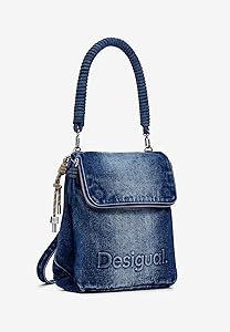 Amazon.co.jp: [デシグアル] デニム 2WAY ミニバックパック ブルー