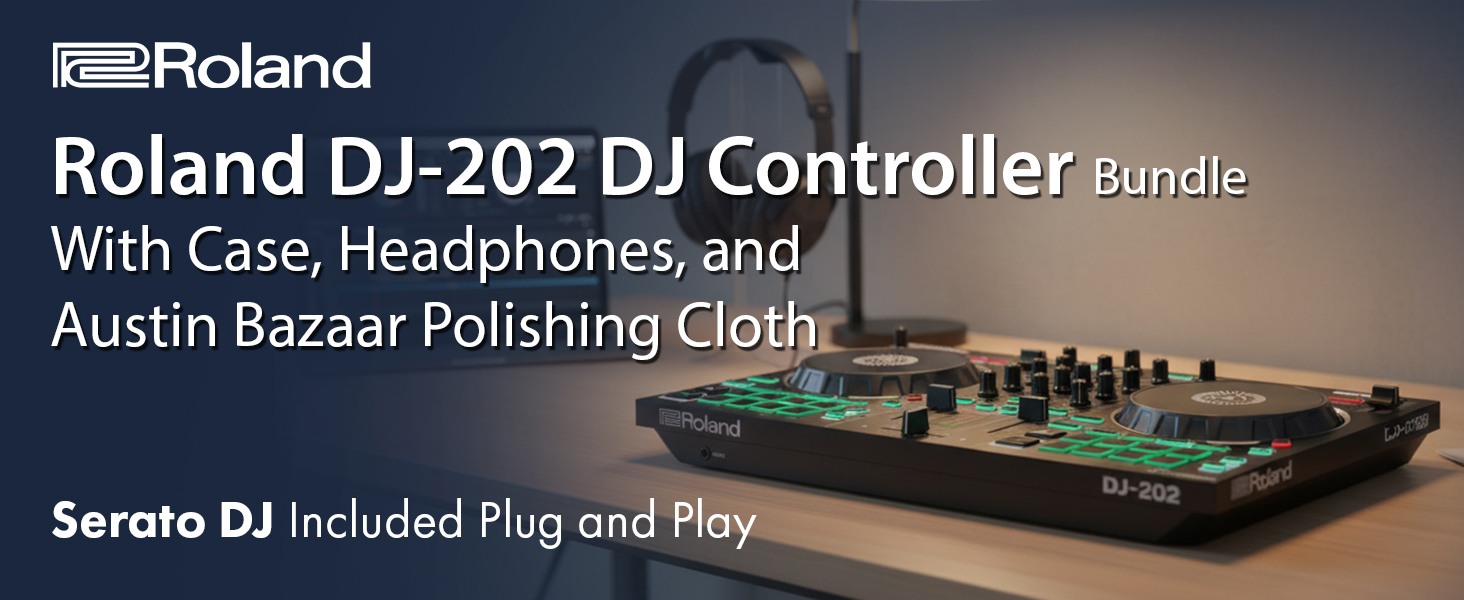 Amazon.com: Roland DJ-202 DJ Controller Bundle with Case
