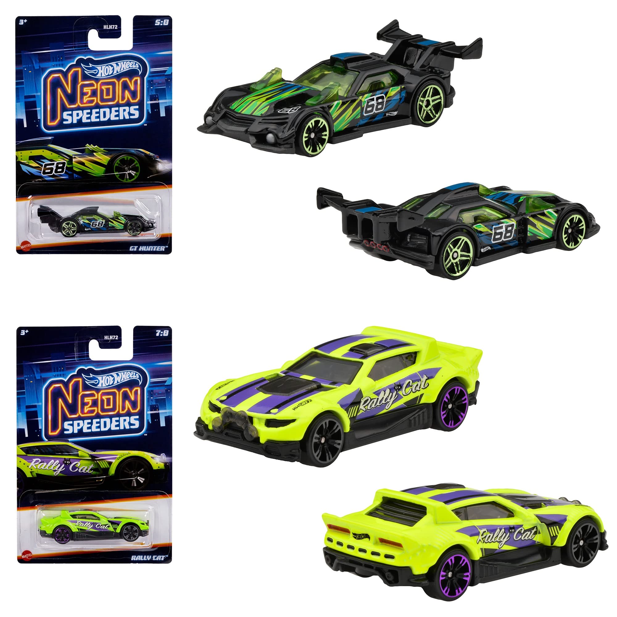 Amazon | ホットウィール(Hot Wheels) ネオン・スピーダーズ アソート