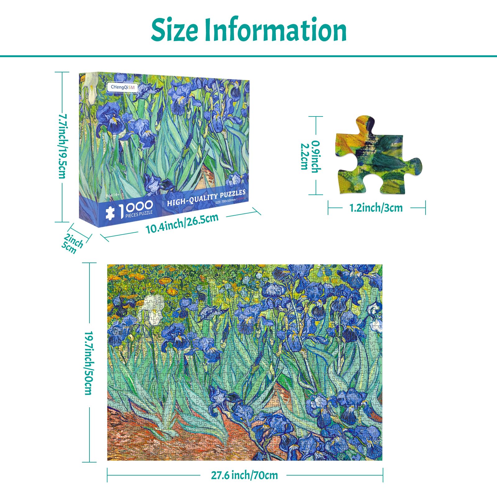 Amazon | 大人用1000ピースパズル 大人アイリス パズル 1000ピース