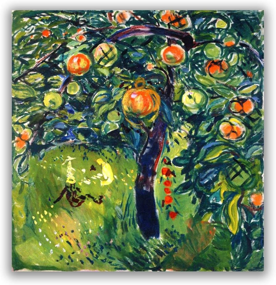 Amazon.co.jp: エドヴァルド・ムンクのリンゴの木 有名なウォール