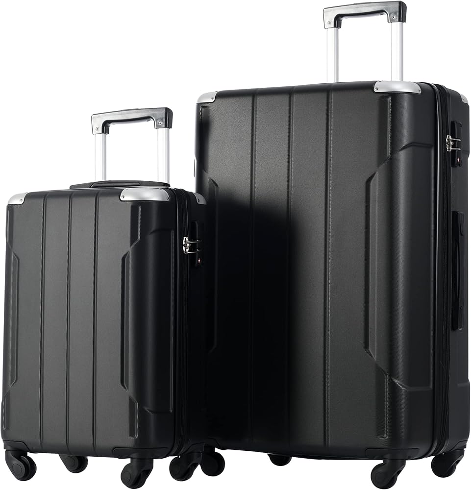 Amazon.com | Merax Luggage Sets of 2 Suitcases With Wheels