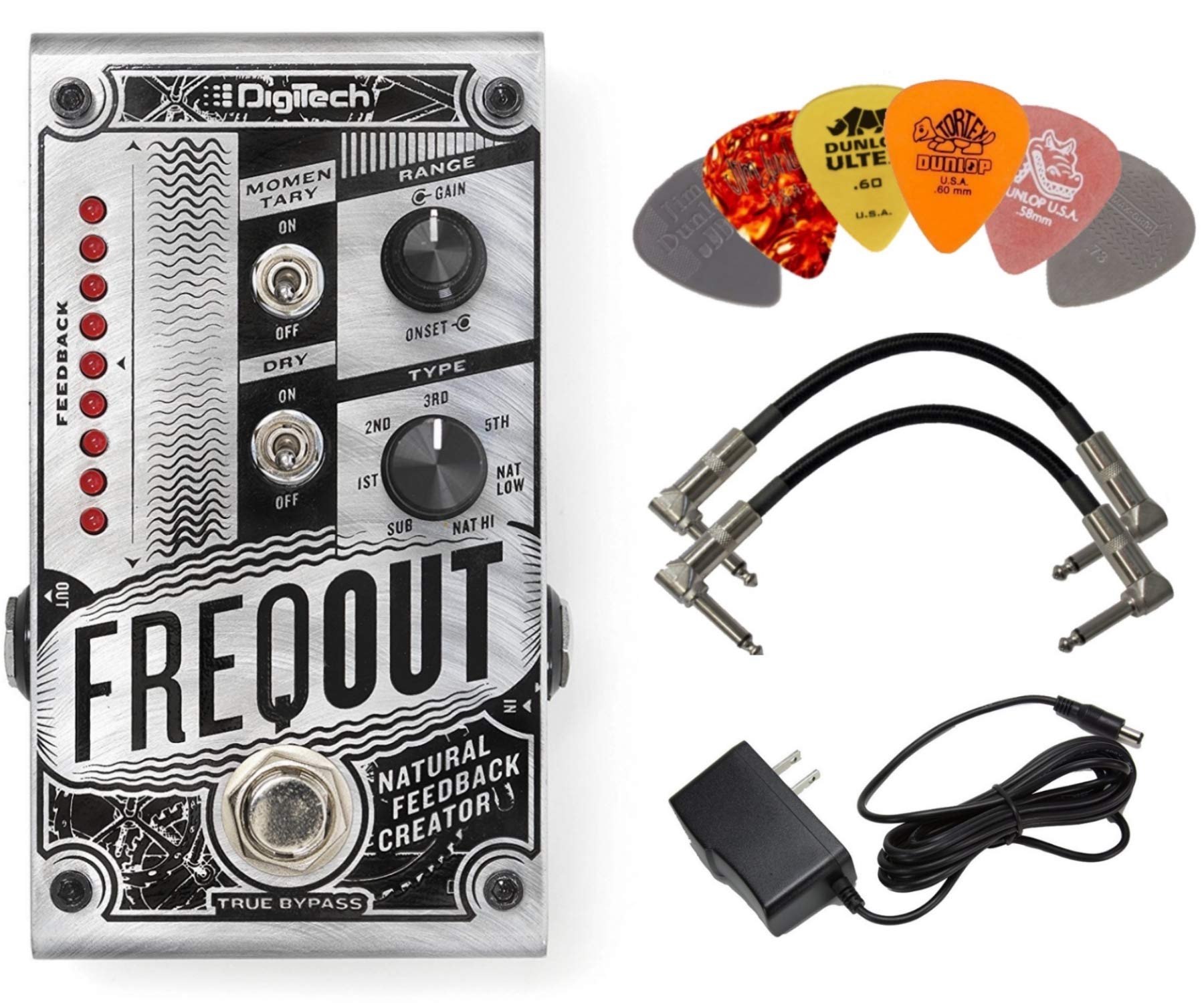 Amazon.com: Digitech FREQOUT Natural Feedback Creator Pedal Bundle