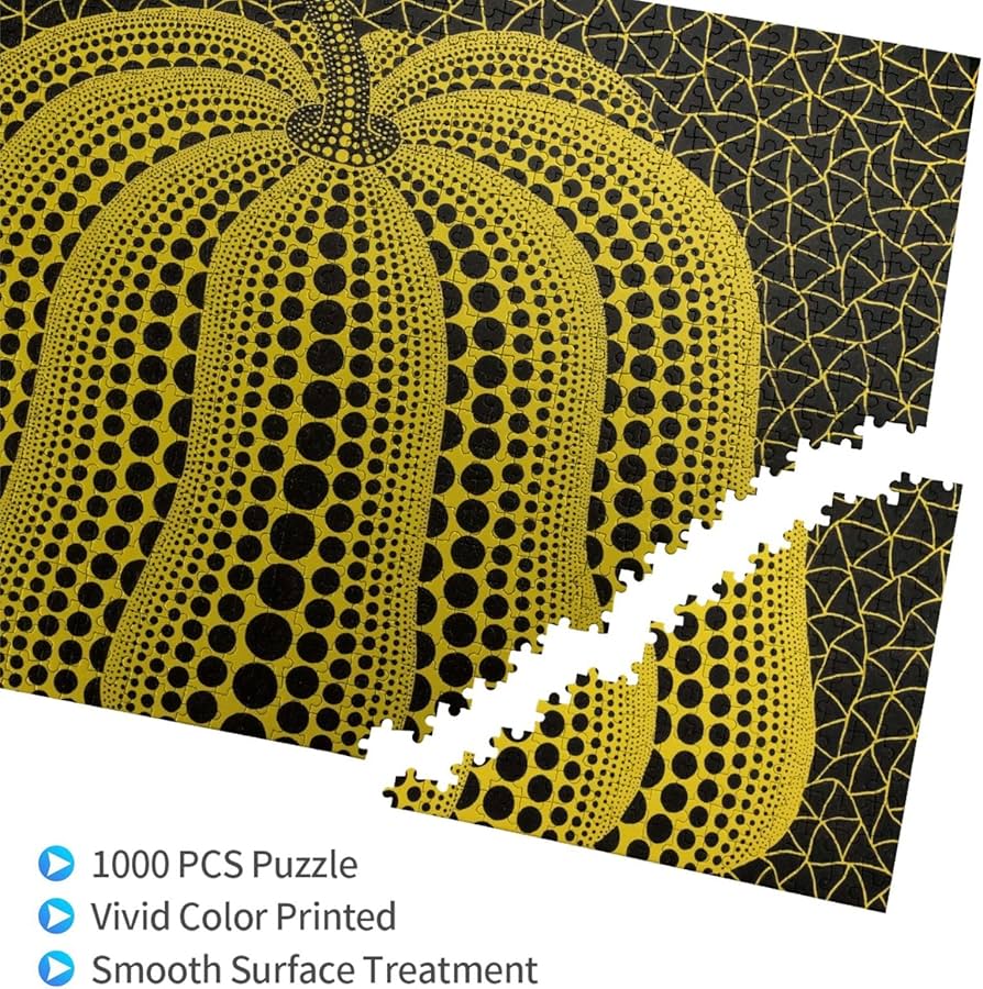 Amazon.co.jp: 1000ピース ジグソーパズル 草間彌生 木製パズル 子供