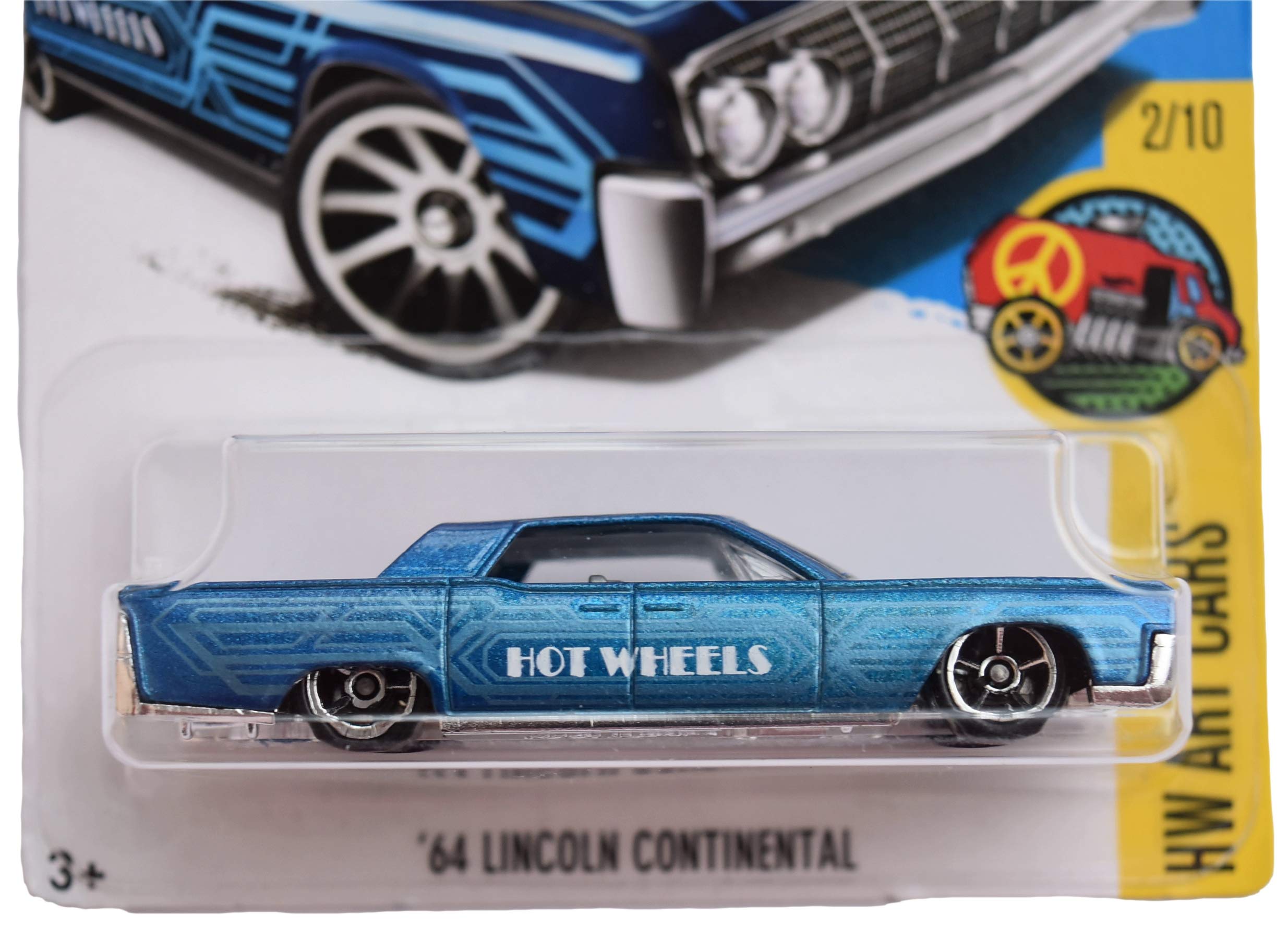 Amazon.com: Hot Wheels Art Cars 2/10 '64 Lincoln Continental 110