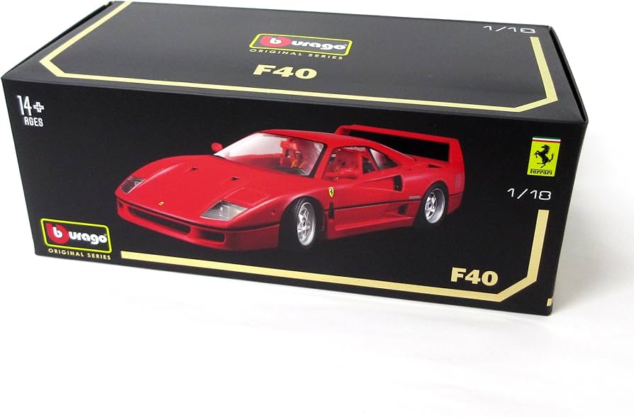 Amazon | ミニカー ブラーゴ フェラーリ 1:18 オリジナルシリーズ F40