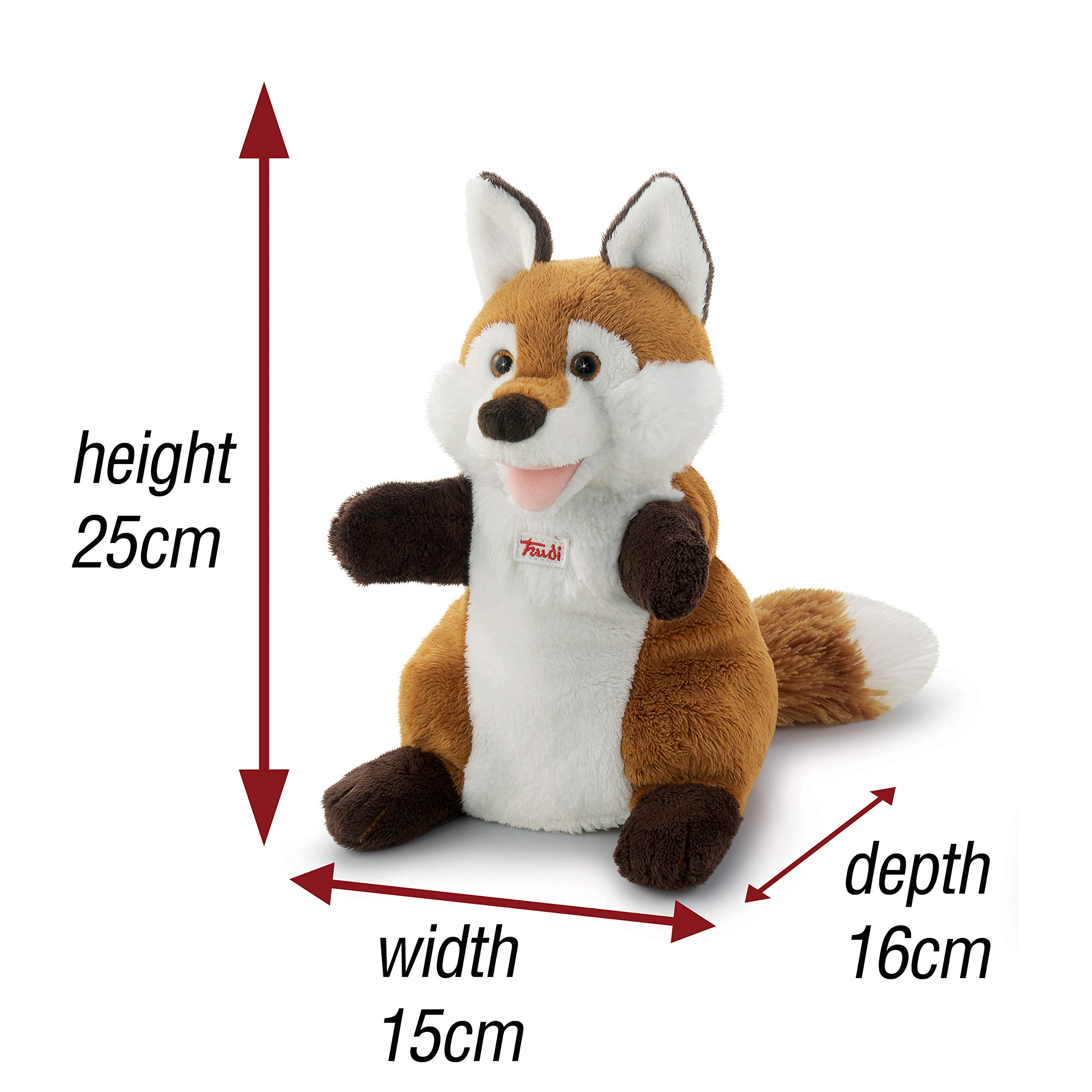 Amazon.co.jp: トゥルディ ハンドパペット ぬいぐるみ (フォックス