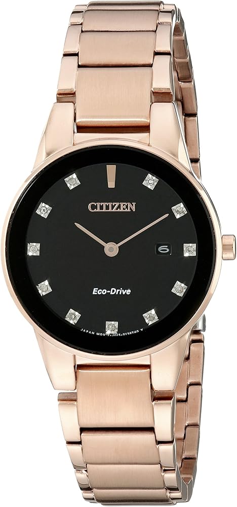 Citizen Eco-Drive Women's GA1058-59Q Axiom Rose Gold Watch