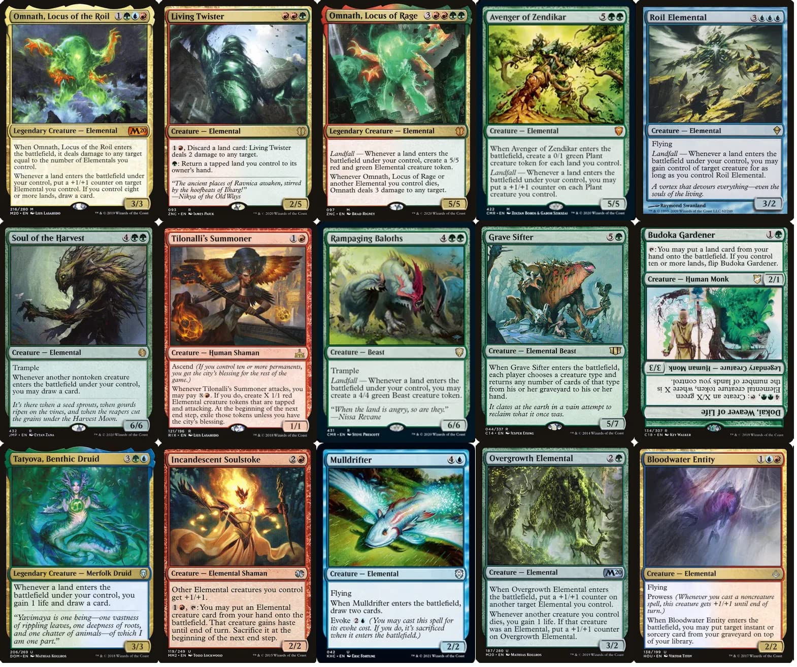 Amazon.co.jp: Commander エレメンタルデッキ EDH グリーン レッド