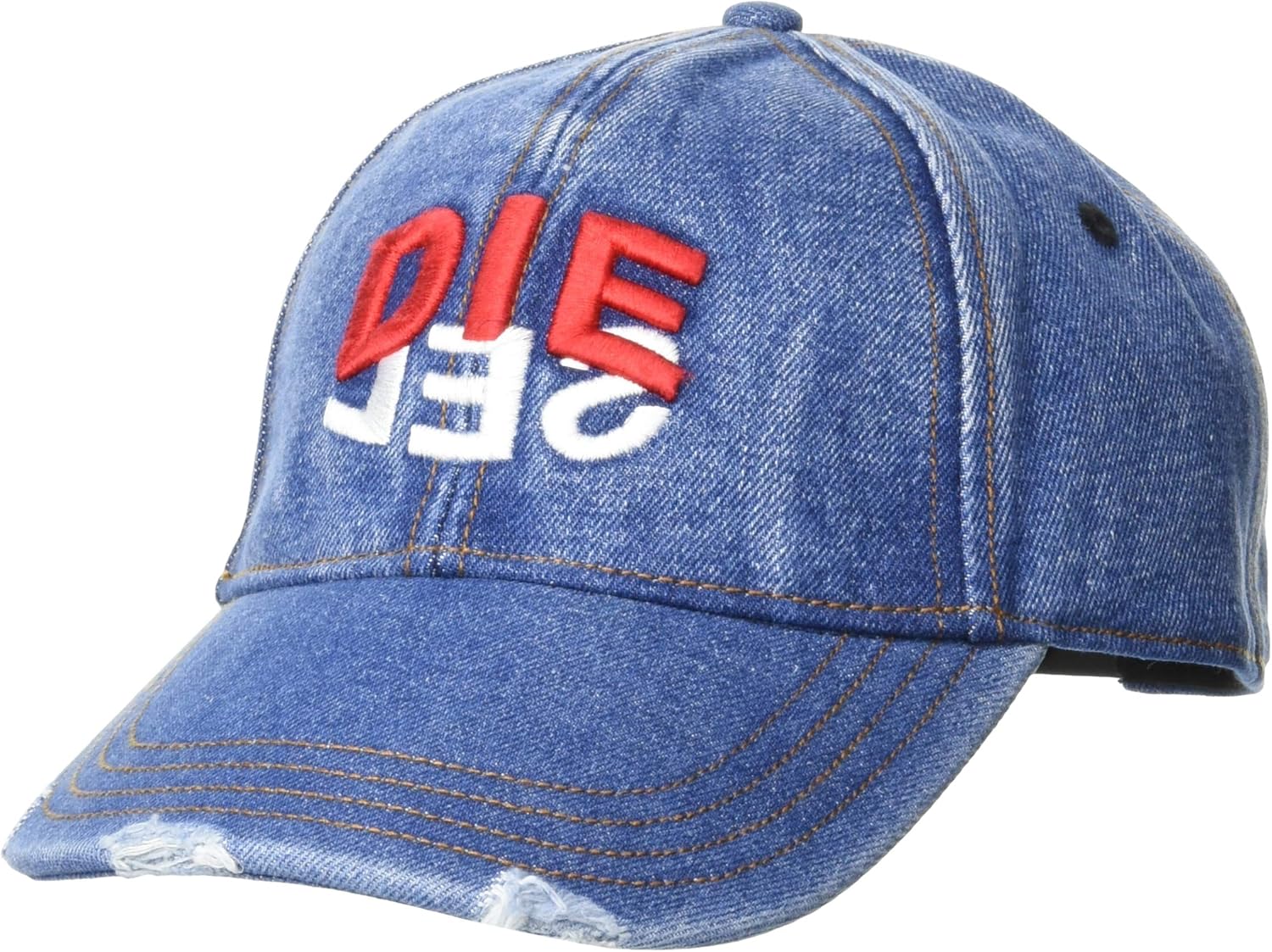 Amazon | (ディーゼル) DIESEL メンズ キャップ デニム 刺繍