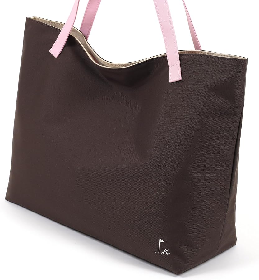 Amazon | [キタムラ] A4サイズ対応 トートバッグ R-0689 チョコ/ピンク