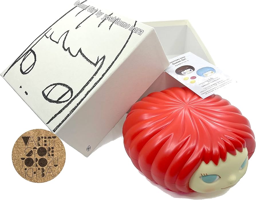 Amazon.co.jp: [奈良美智] グミ ガール インテリア 雑貨 オブジェ 容器