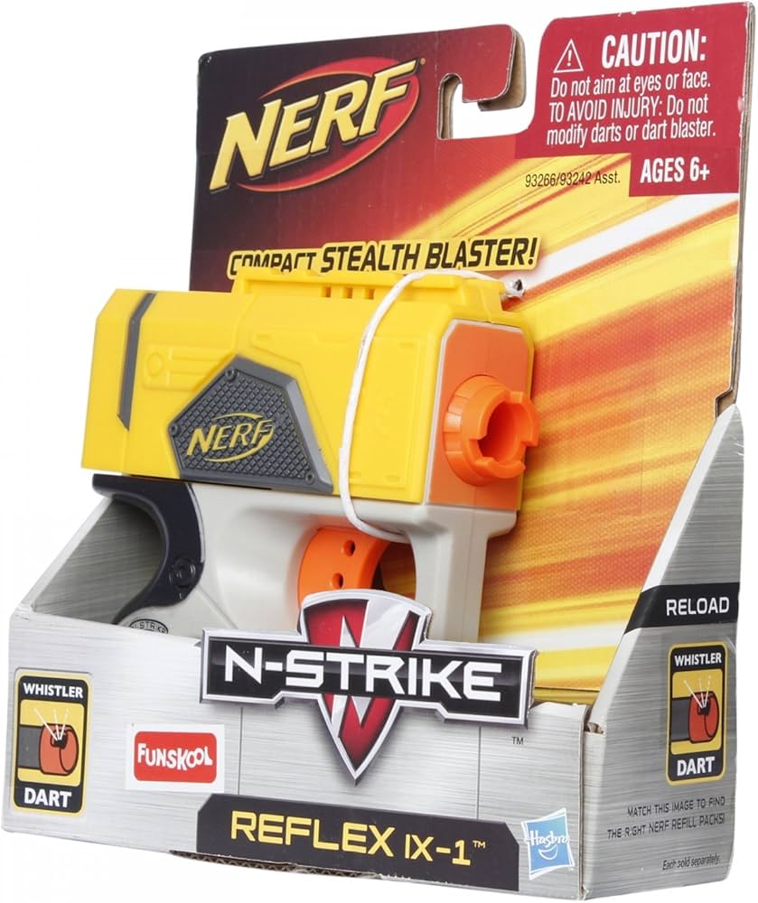 NERF N-Strike Reflex IX-1 Dart Blaster - Color: Blue : Amazon.co