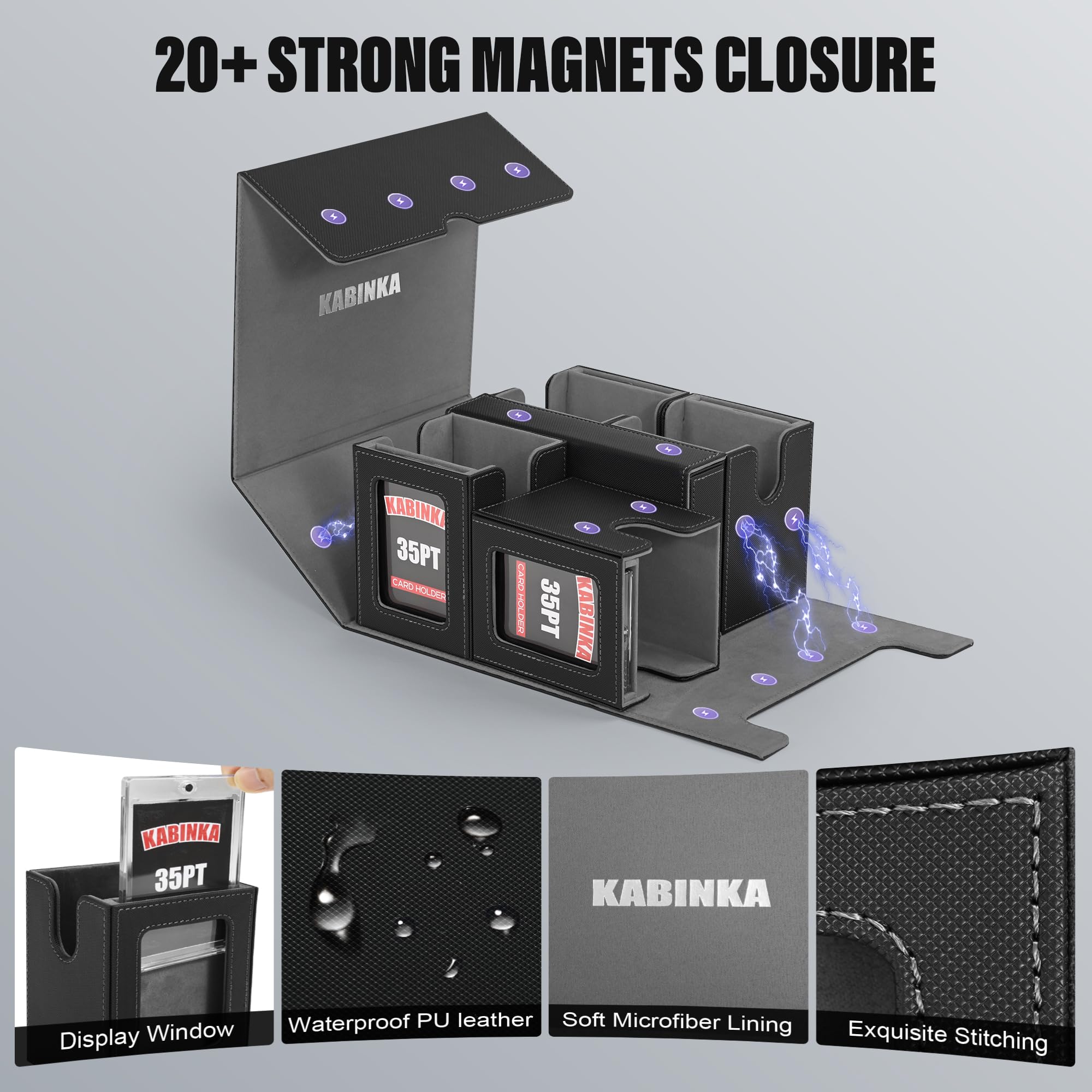 Amazon.co.jp: Kabinka Commander デッキボックス MTG用 400+ ダブル