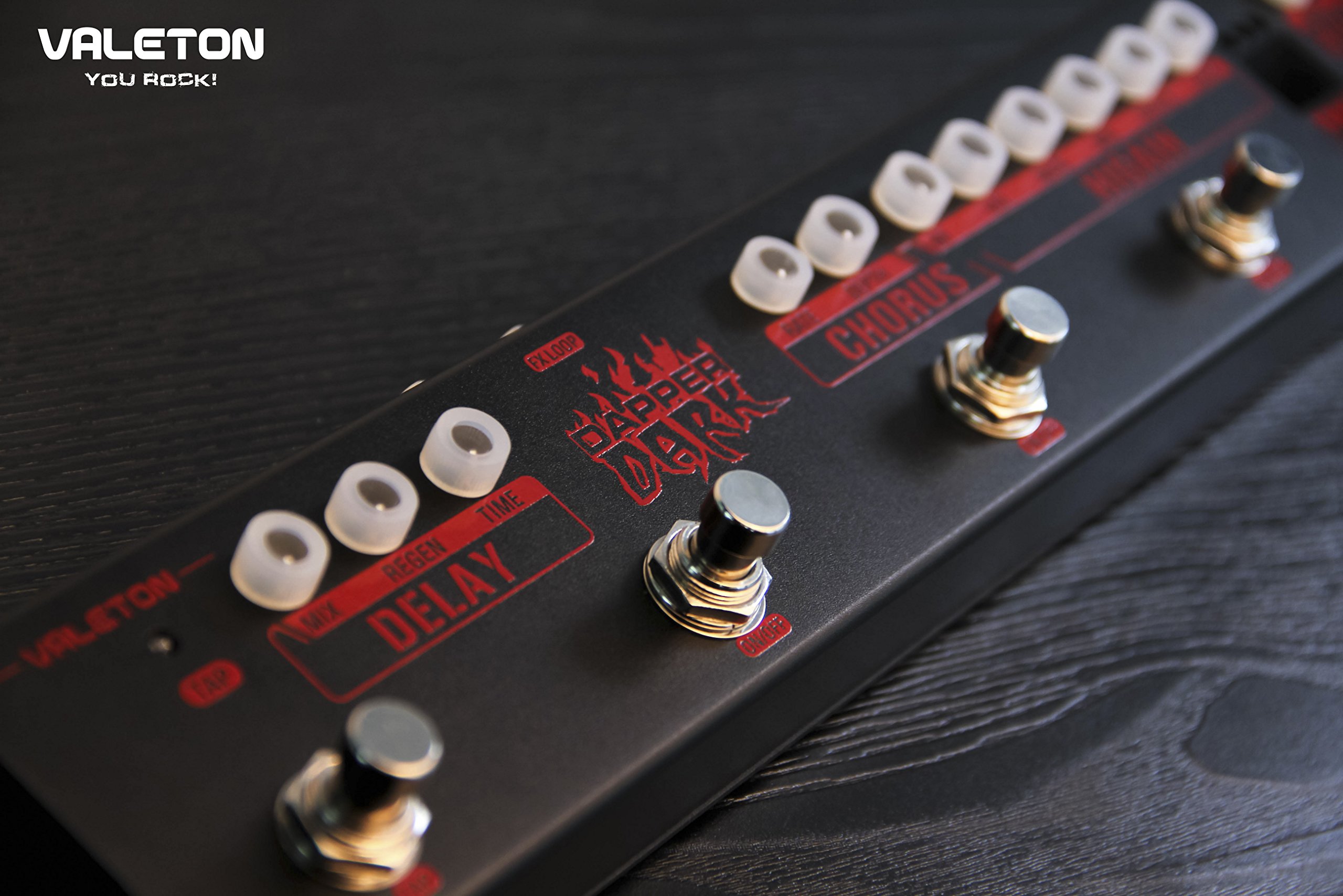 Amazon.com: Valeton VES-3 Dapper Dark Multi-effects 5 in 1 Guitar