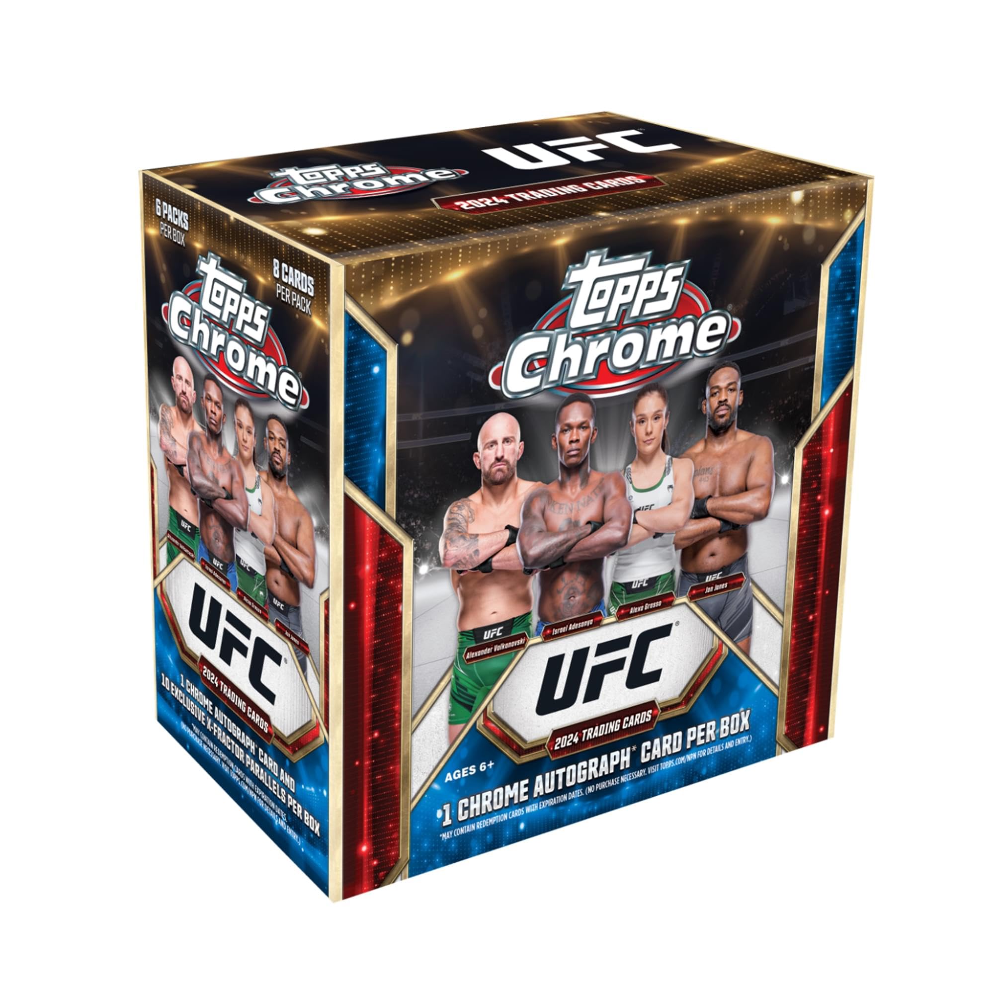 Amazon.co.jp: 2024 Topps UFC クロムメガボックス。, M, ブラウン