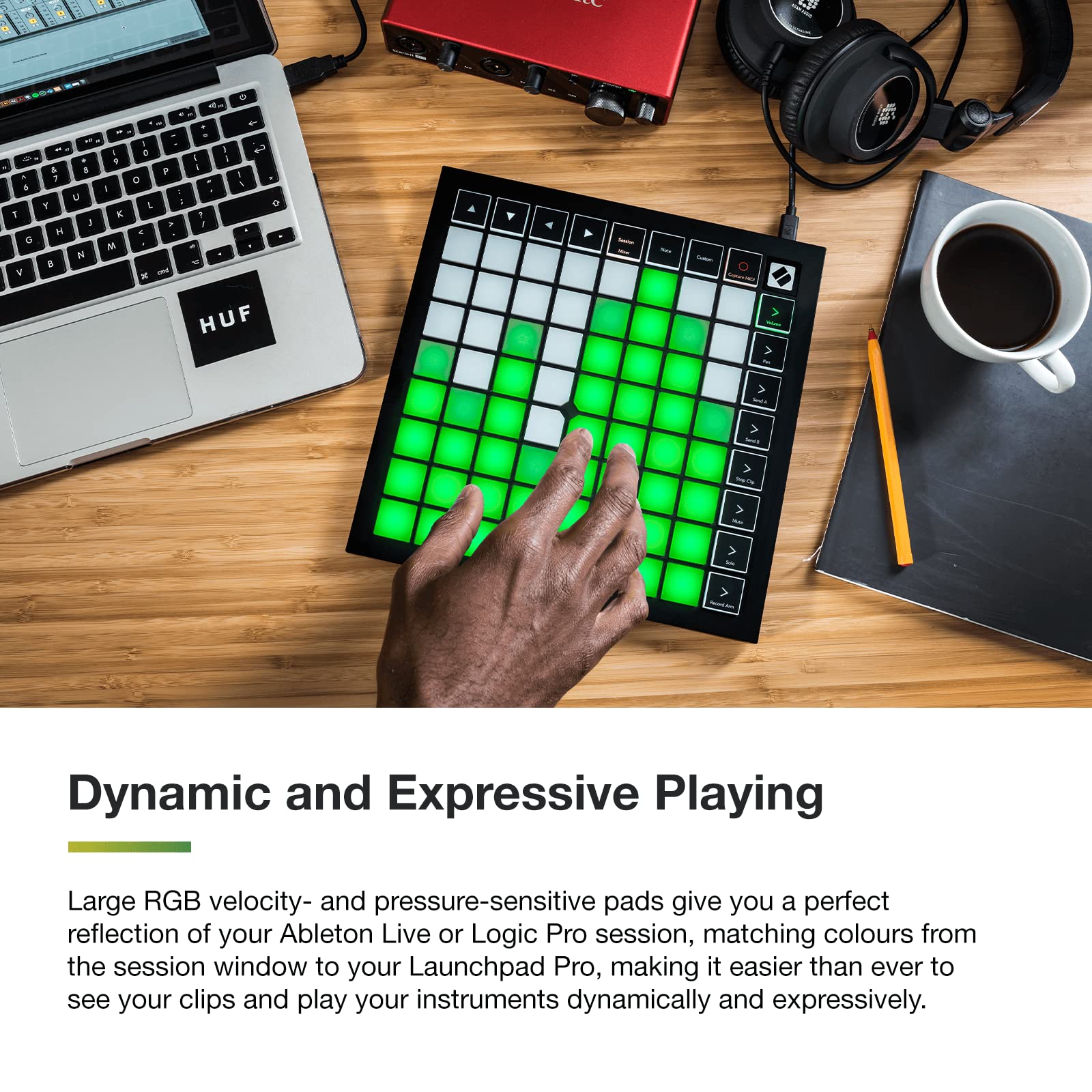 Amazon.co.jp: Novation ノベーション / Launch Pad X MIDIグリッド