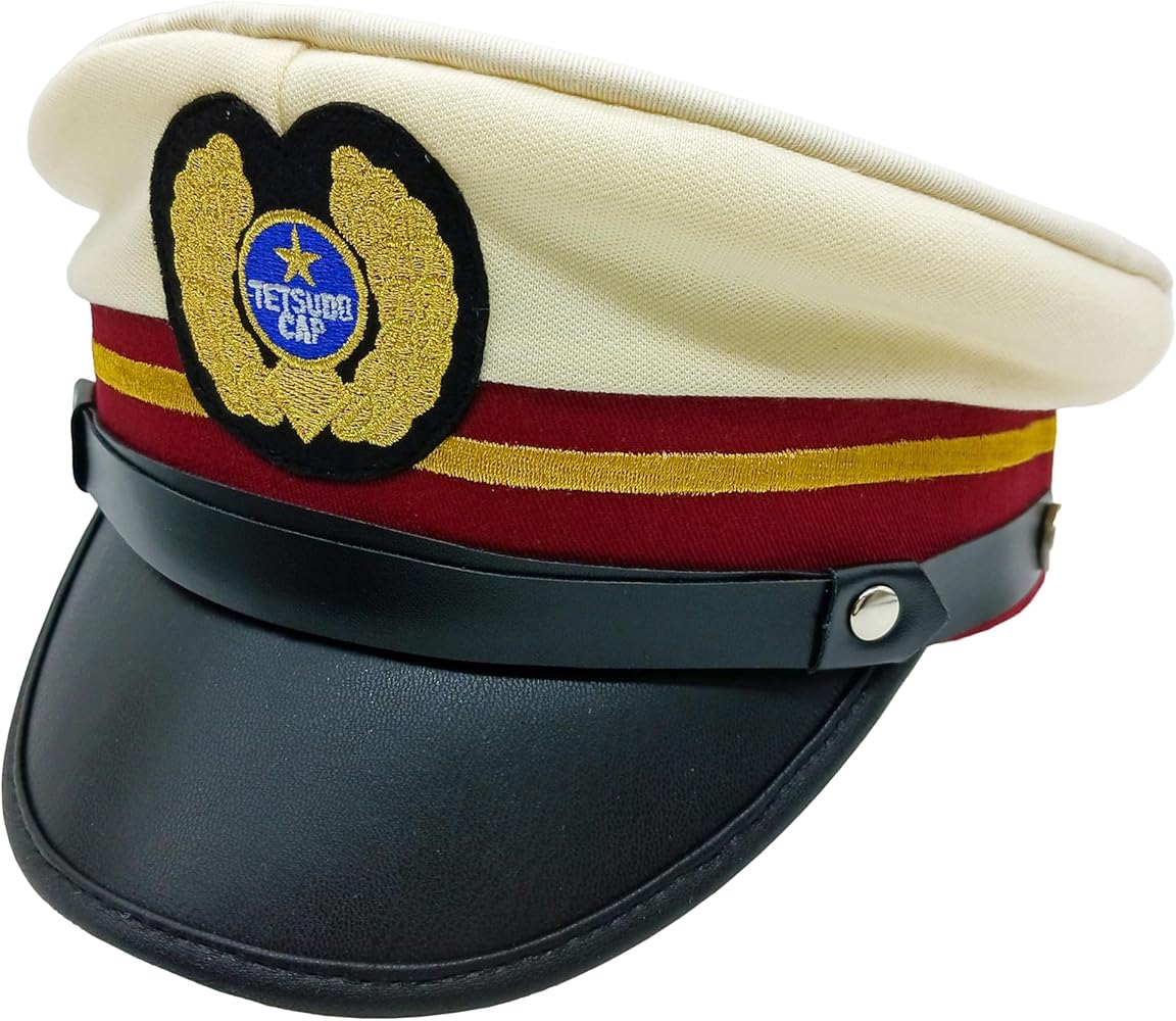 Amazon | 鉄道キッズ 車掌＆運転士 帽子 車掌帽子 白 約54cm（キッズ