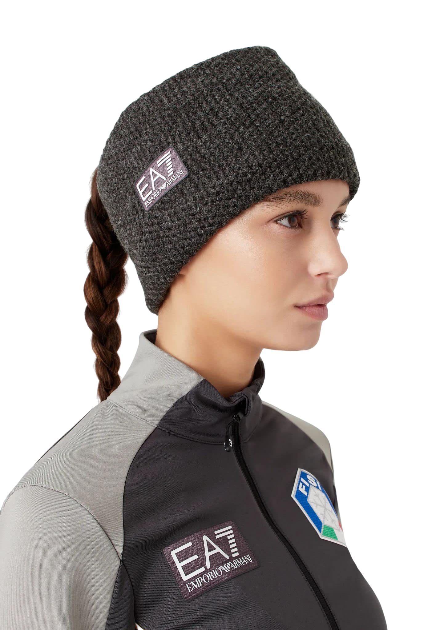 Emporio Armani EA7 Headband Unisex Wool Blend Headband Fisi