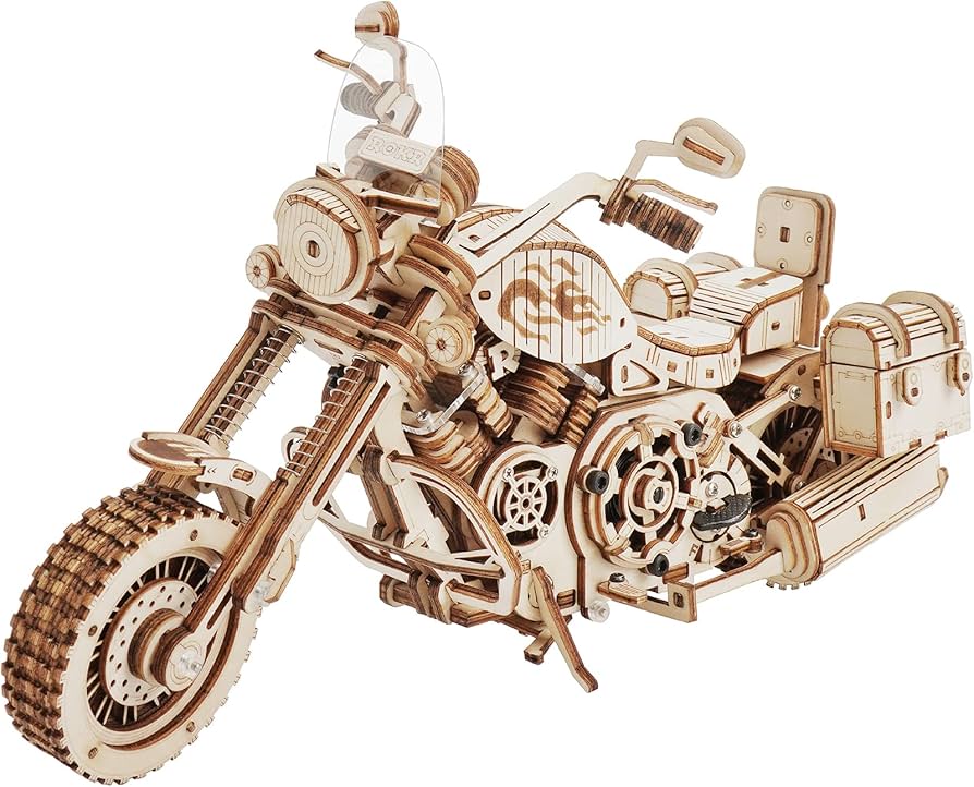 Amazon | Robotime 立体パズル 木製パズル バイク クラフト プレゼント